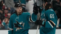 San Jose Sharks Erik Karlsson knowns the speculation will continue, and he hasn't spoken to GM Mike Grier about them yet.