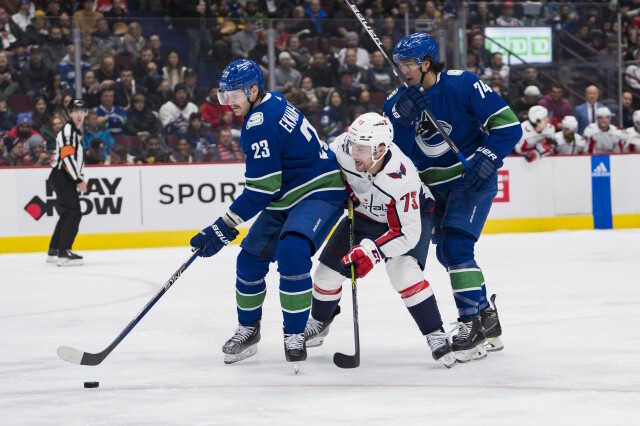 From who will definitely back to who could be playing elsewhere next season for the Washington Capitals and Vancouver Canucks