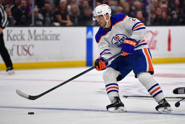 Evan Bouchard is a pending RFA and the Edmonton Oilers could be thinking bridge deal this summer as a big, long-term isn't an easy fit.