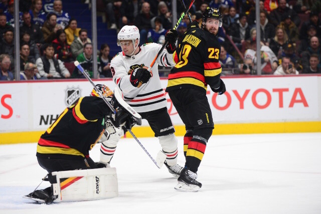 Will there be any high-priced buyouts this offseason? Could the Chicago Blackhawks and Vancouver Canucks swap first-round picks? 