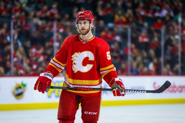 Would the Calgary Flames consider trading defenseman Noah Hanifin knowing that he would net a pretty good return?