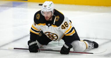 The Bruins have options with defenseman Matt Grzelcyk. The Bruins have quite an uphill climb to become cap compliant.