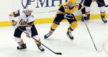 The Vegas Golden Knights have traded forward Reilly Smith to the Pittsburgh Penguins for a 2024 third-round pick.
