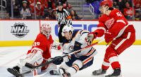The Edmonton Oilers have traded forwards Kailer Yamamoto and Klim Kostin to the Detroit Red Wings for future considerations.