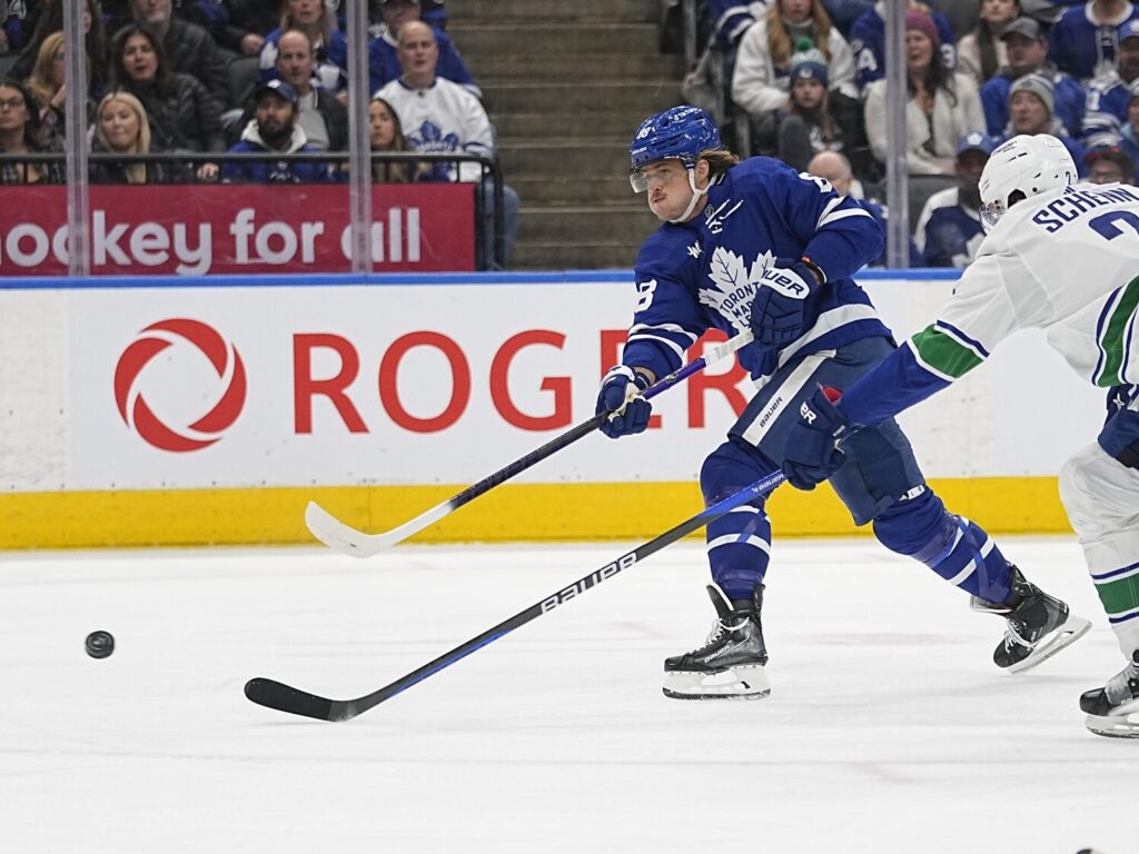 Maple Leafs will try to extend William Nylander. Canucks free agents Noah Juulsen and Kyle Burroughs and Maple Leafs free agent Luke Schenn.