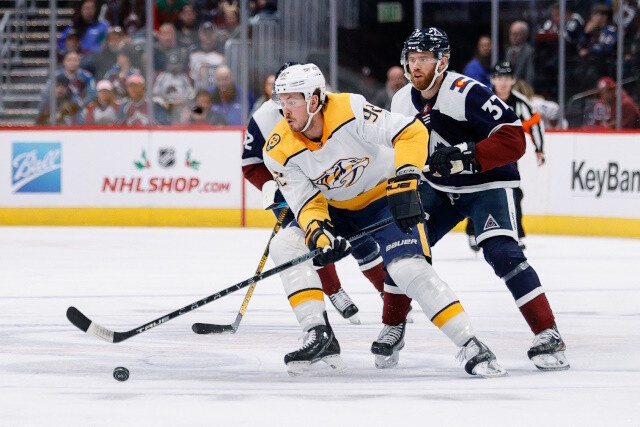 The Predators have traded forward Ryan Johansen (50% salary retained) to the Colorado Avalanche for the rights to pending UFA Alex Galchenyuk