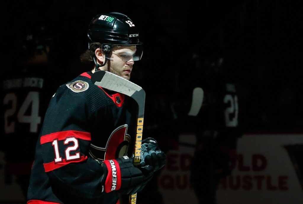 On New Jersey Devils pending free agent Yegor Sharangovich, and Ottawa Senators restricted free agent Alex DeBrincat.