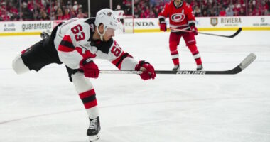The New Jersey Devils have signed one of their two big RFAs Jesper Bratt to a new eight year contract extension.