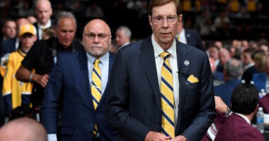 David Poile makes one final trade as the Predators GM. The Blackhawks acquire Corey Perry's rights. Sabres prospect out four to six months.