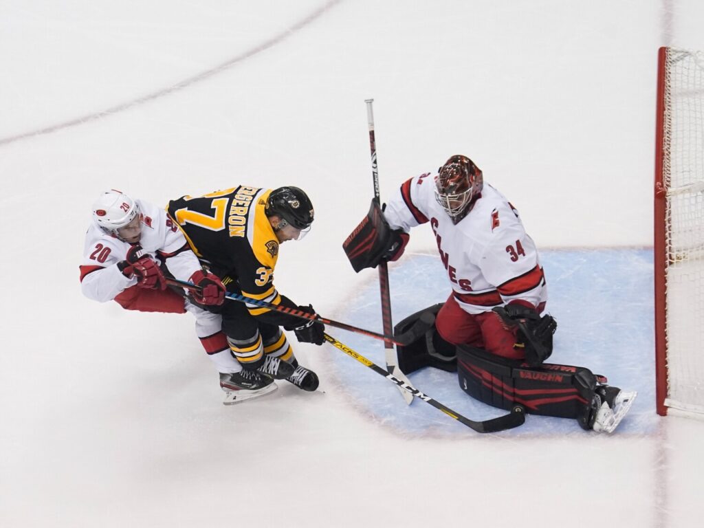 Matt Murray will be headed to the LTIR. Patrice Bergeron knew it was time. The Hurricanes extend Sebastian Aho