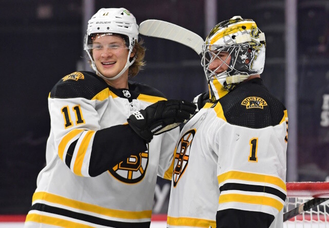 Boston Bruins Jeremy Swayman and Trent Fredericm and Toronto Maple Leafs Ilya Samsonov have arbitration dates and will be looking for raises.