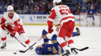The dog days of the NHL offseason are here with the Sabres potentially moving a defenseman while the Red Wings look to lock up their future.