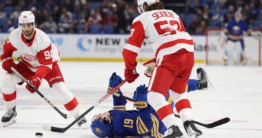 The dog days of the NHL offseason are here with the Sabres potentially moving a defenseman while the Red Wings look to lock up their future.