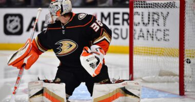 John Gibson is willing to be patient but the Anaheim Ducks are having a hard time finding teams willing to go to their high asking price.