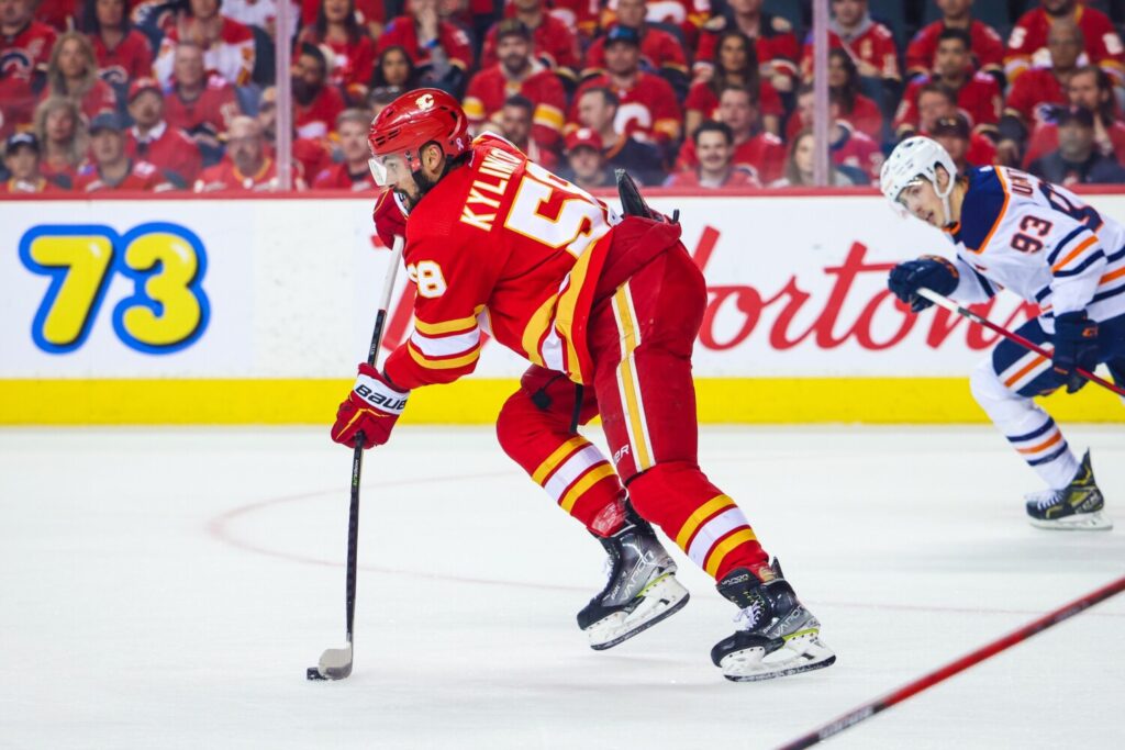 Calgary Flames Olivier Kylington on why he missed all of last season. The Toronto Maple Leafs sign their 2023 first-round pick Easton Cowan.