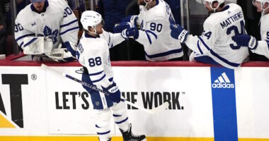 William Nylander said that there is no rush to sign an extension given he has a year left but he hopes he can stay with the Toronto Maple Leafs.