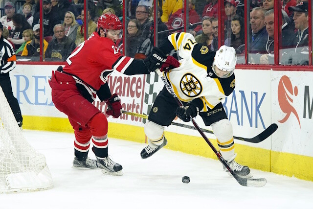 Carolina Hurricanes GM Don Waddel on some of their pending UFAs. Boston Bruins Jake DeBrusk on his contract situation.