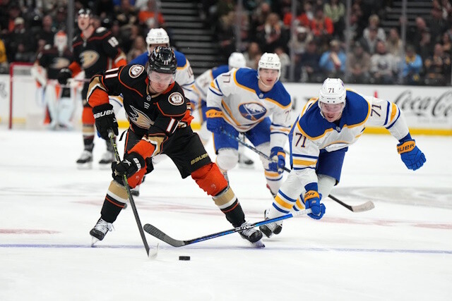 Buffalo Sabres may be interested in Trevor Zegras. Constant talks between the Ducks, Zegras, Jamie Drysdale. Devon Toews would like a contract extension