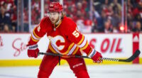 Calgary Flames defenseman Noah Hanifin said he's willing to talk in-season and will leave that to his agent as he focuses on the season.