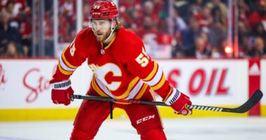 Calgary Flames defenseman Noah Hanifin said he's willing to talk in-season and will leave that to his agent as he focuses on the season.