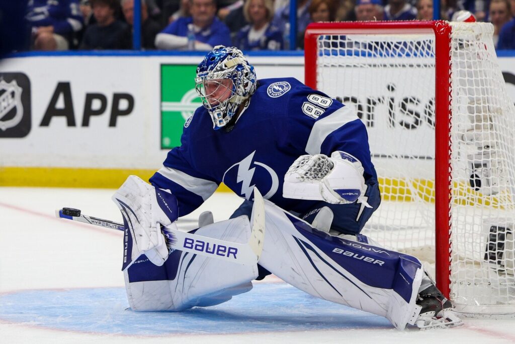 Given the Tampa Bay Lightning's salary cap situation, trading for a goaltender seems unlikely but they'll have to consider all options.