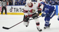 Shane Pinto remains unsigned as the Ottawa Senators begin the season and it is because of Pierre Dorion's salary cap mismanagement