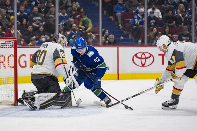 Matt Boldy and Jared Spurgeon to practice next week. Canucks prospect Vasily Podkolzin said he's okay after being stretched off Wednesday.