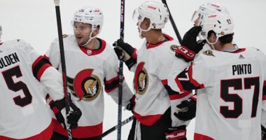 The Senators have had trade talks involving Mathieu Joseph, Erik Brannstrom. Shane Pinto is back in town waiting for the Sens to clear space.