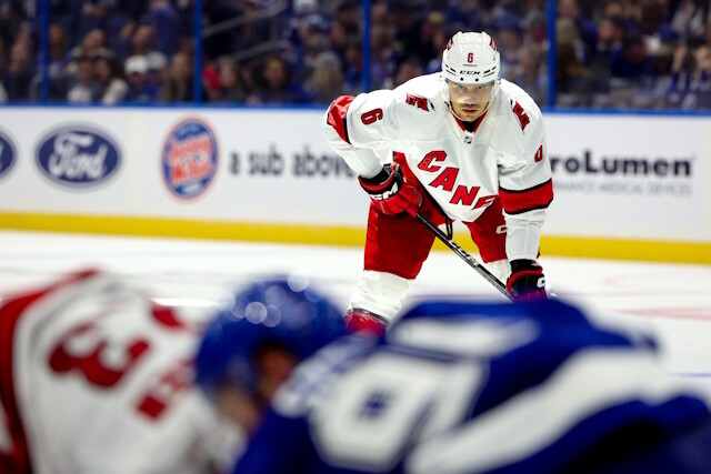 The Toronto Maple Leafs sign Noah Gregor. The Edmonton Oilers sign Beau Akey. The Hurricanes trade Caleb Jones to the Avalanche.