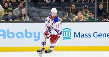 Alexis Lefreniere's struggles appear to be continuing on from last season. The New York Rangers continue to look at ways to get him going.