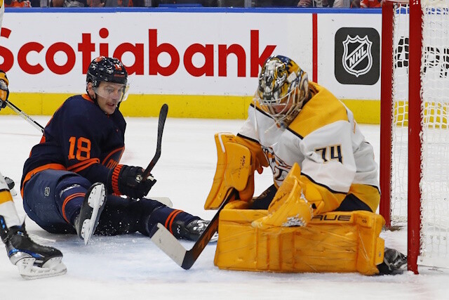 It's a nightmare situation that the Edmonton Oilers are trying to unpack in net. Do they go cheap or pay up the assets for a Nashville goalie?