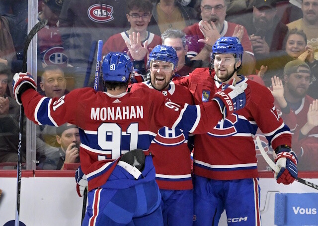 If Sean Monahan and Tanner Pearson remain healthy and are playing well, what will the Montreal Canadiens long-term plan be for them?