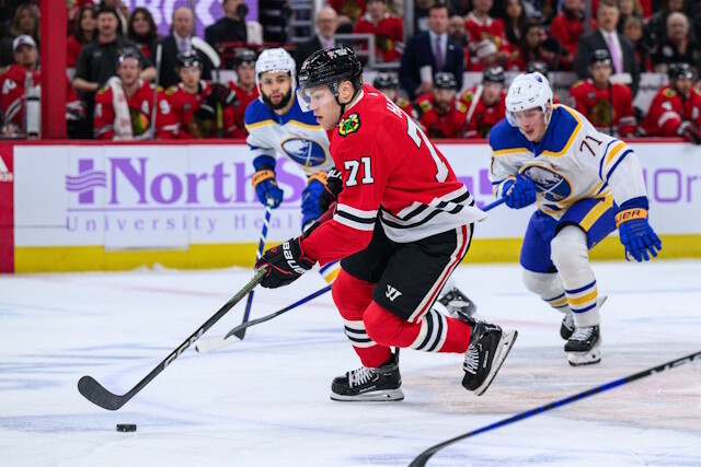 The Chicago Blackhawks have lost Taylor Hall for the year. Will they look to acquire extra assets by taking on bad contracts.