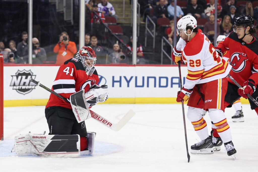 The Calgary Flames have some cap flexibility now after the Nikita Zadorov trade. The New Jersey Devils checking out the goalie market.