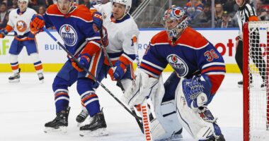 Could the Edmonton Oilers package Philip Broberg with Jack Campbell? The goalie market may spark trades in the new year.