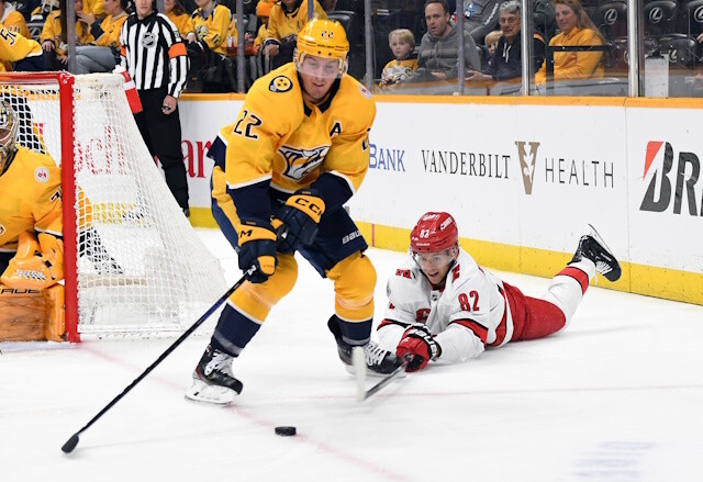 The Nashville Predators weren't happy how the Tyson Barrie info was leaked. Trade talks are in the exploratory stage.
