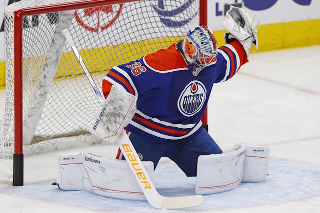 Jack Campbell's AHL stint hasn't gone as planned and the Edmonton Oilers have to be monitoring the goaltending market.