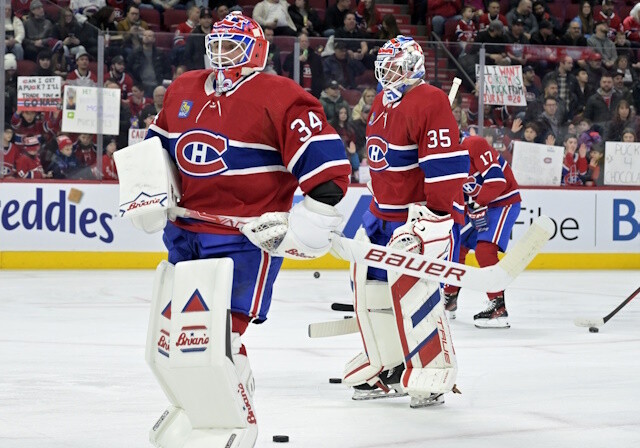 The rumors continue to swirl in the NHL surrounding goalies as the Montreal Canadiens sit in the drivers seat controlling the market.
