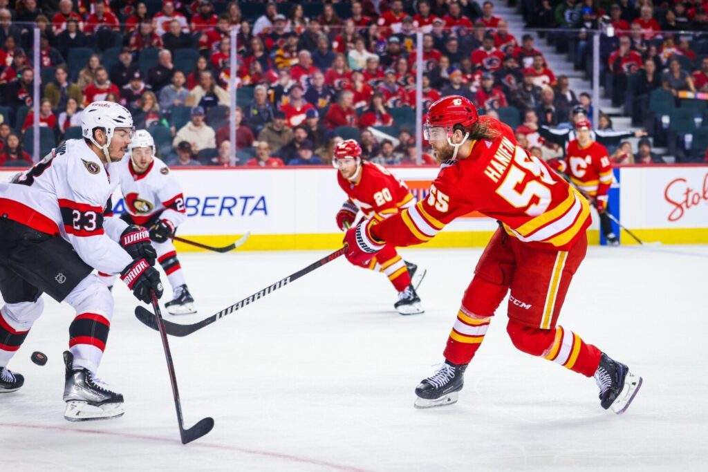 What the Ottawa Senators looking to do leading up to the trade deadline? Are the Calgary Flames and Noah Hanifin talking extension again?