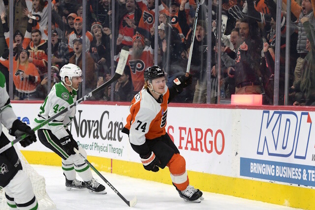 The Philadelphia Flyers and Owen Tippett have agreed on an eight-year contract extension that carries an salary cap hit of $6.2 million.