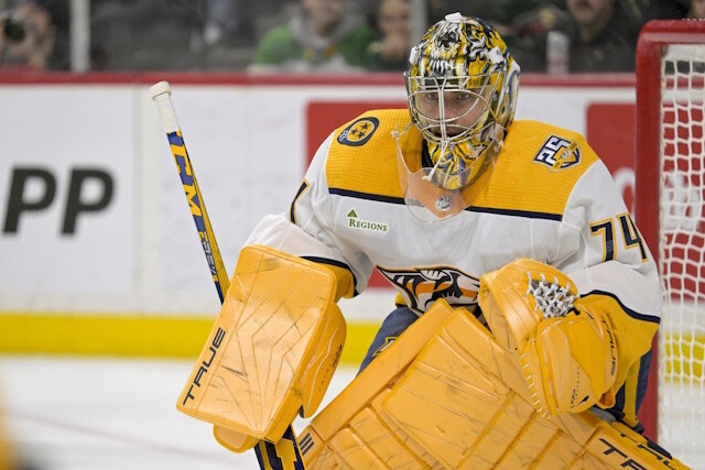 If the Nashville Predators were to consider moving goaltender Juuse Saros at the trade deadline they could get up to four assets in return.
