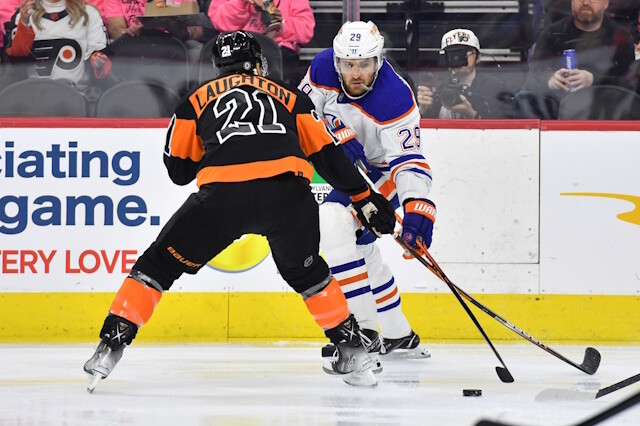 Would the Edmonton Oilers trade a first-round pick for a rental? Will Leon Draisailt get an extension on July 1st?