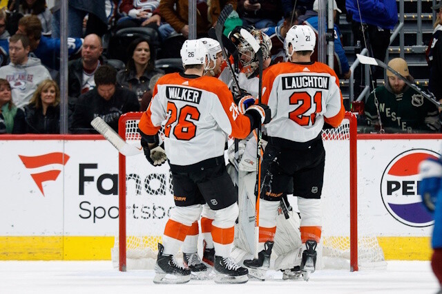 NHL Rumors looks to see if the guy on the right (Scott Laughton) may be the first to go this trade deadline.