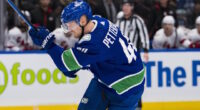 Elias Pettersson did not want to talk about his contract during the season but progress is being made leading to a possible distraction.