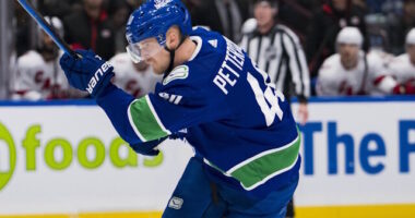 Elias Pettersson did not want to talk about his contract during the season but progress is being made leading to a possible distraction.