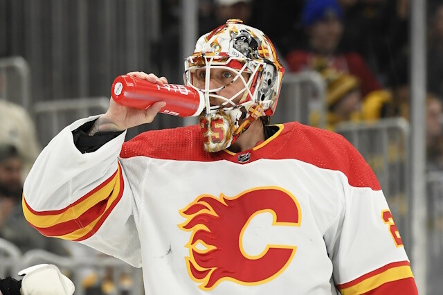 The rumors continue to fly around the New Jersey Devils-Calgary Flames deal for Jacob Markstrom as retention remains the issue not a goalie.