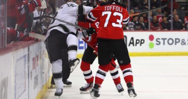 The New Jersey Devils would like to extend Tyler Toffoli but ..., and the Los Angeles Kings wait for Adrian Kempe MRI results.