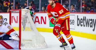 Is Calgary Flames defenseman Noah Hanifin trying to direct himself to teams he may prefer signing an extension with?