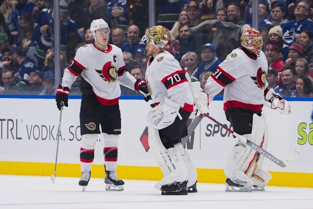 Will the Ottawa Senators be eyeing the goalie market this offseason? The Montreal Canadiens will be looking to accelerate their timeline.