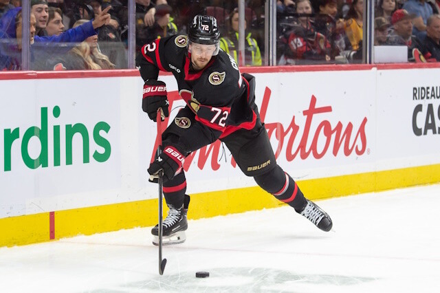 There are some who think Thomas Chabot future in Ottawa is a little cloudy, but the Senators management may not be thinking so.